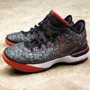 Nike LeBron NXXT Gen FaZe Clan Basketball Shoes Size 8.5 Black Red